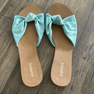 Express Satin Bow Sandals